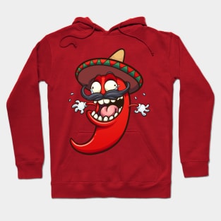 Crazy Mexican chili pepper Hoodie
